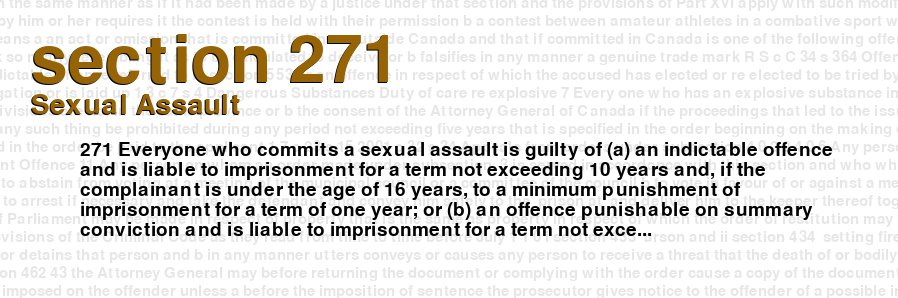 Section 271 Sexual Assault